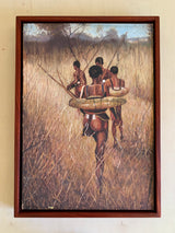 Floater frame for African painting