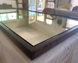 Floater frame for vanity mirror