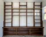 Aroush Study :: library shelf and cabinet